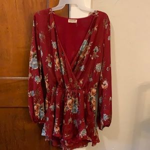 Flowery Romper